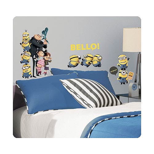 Despicable Me 2 Peel and Stick Wall Decals                  