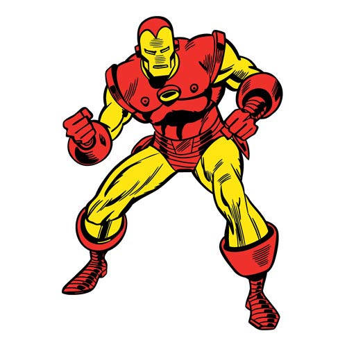 Iron Man Marvel Classics Peel and Stick Giant Wall Decal    