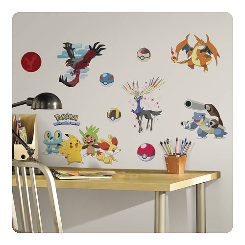 Pokemon XY Peel and Stick Wall Decals                       