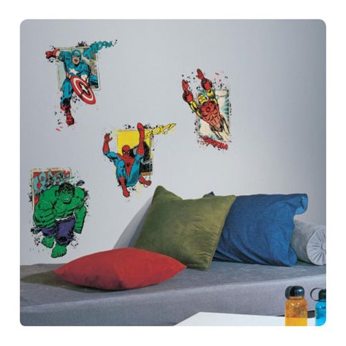 Marvel Superhero Burst Peel and Stick Giant Wall Decals     