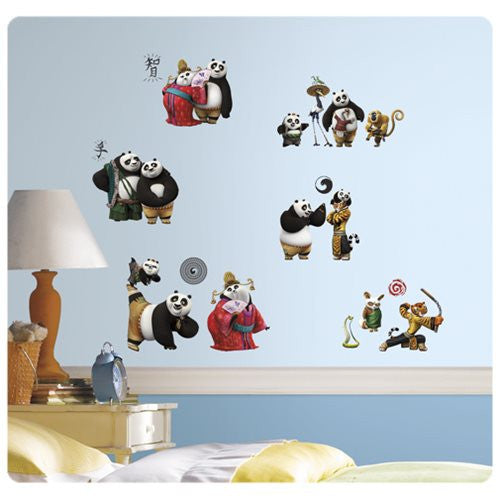 Kung Fu Panda 3 Peel and Stick Wall Decals                  