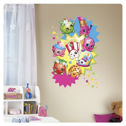 Shopkins Burst Peel and Stick Giant Wall Decal              