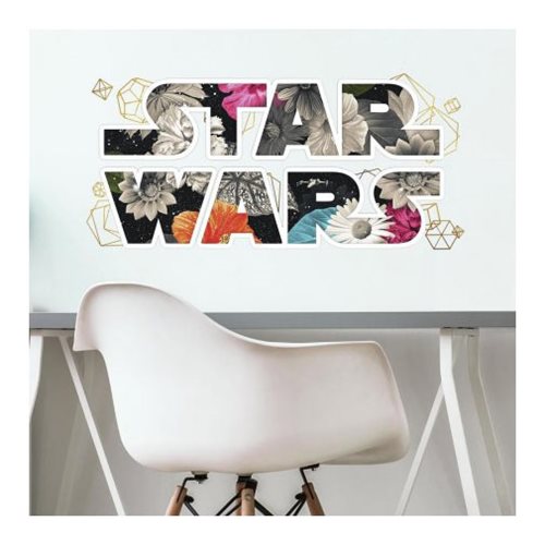 Star Wars Floral Logo Peel and Stick Giant Wall Decals      