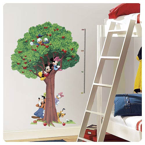 Mickey and Friends Metric Growth Chart Wall Decal           