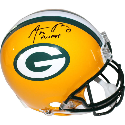 Aaron Rodgers Green Bay Packers Full Size Authentic Helmet w/ " XLV MVP" Insc