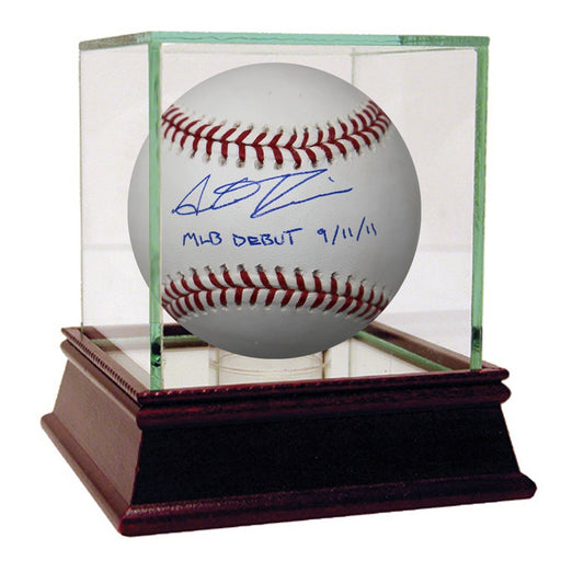 Austin Romine Signed MLB Baseball w/ " MLB Debut 9/11/11" Insc