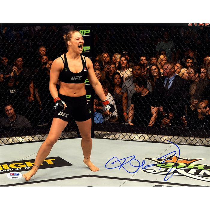 Ronda Rousey Signed 11x14 Horizontal In Ring Photo (PSA/DNA)