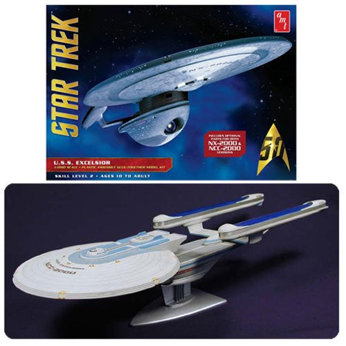 Star Trek U.S.S. Excelsior 1:1000 Scale Model Kit           