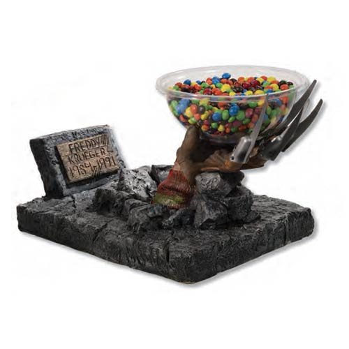 Elm Street Freddy Krueger Grave Hand Candy Bowl Holder      