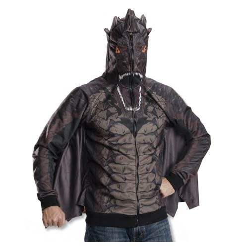 The Hobbit Smaug Zip-Up Hooded Costume                      