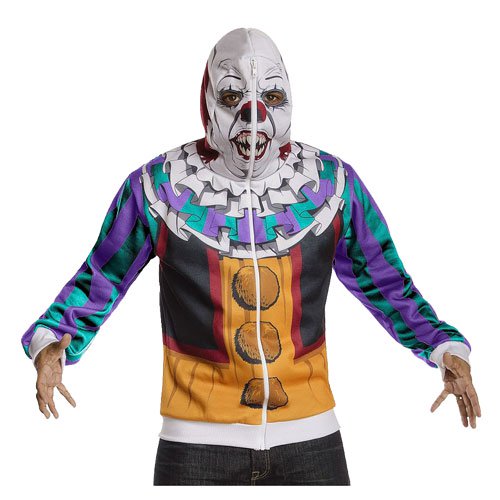 It Pennywise Zip-Up Hooded Costume                          