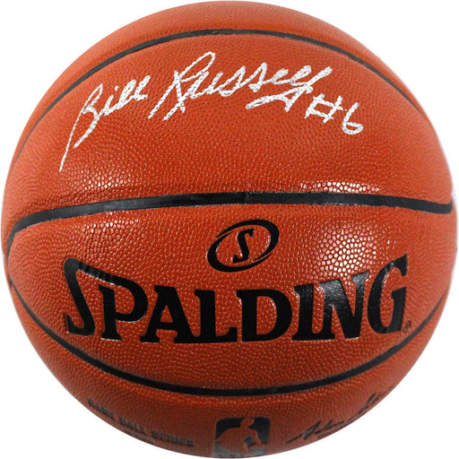 Bill Russell Signed Indoor/Outdoor Basketball (Hollywood Collectibles Auth)