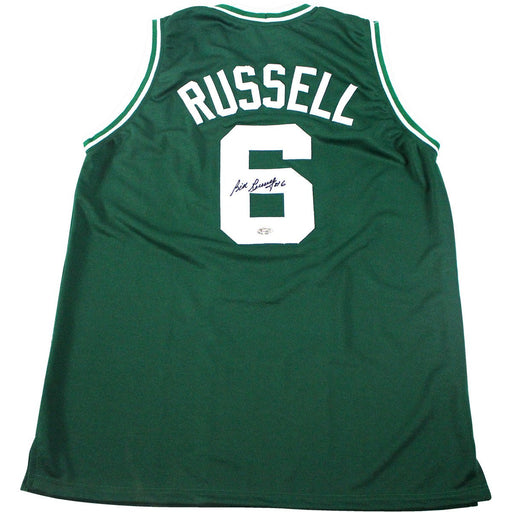 Bill Russell Signed Green Boston Celtics Jersey (Hollywood Collectibles Auth)