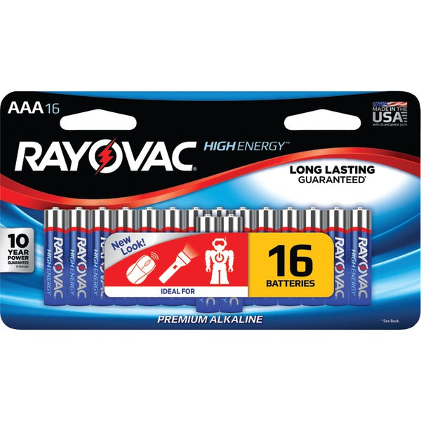 AAA ALKALINE BATT 16PK