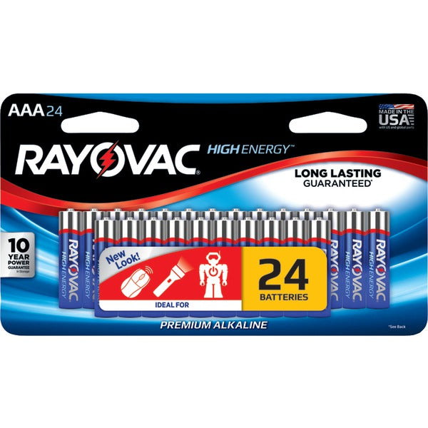 AAA ALKALINE BATT 24PK