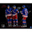 JT Miller/Kevin Shattenkirk/Ryan McDonagh Triple Signed (in Red White and Blue) Goal Celebration' 16x20 Photo