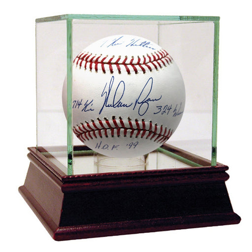 Nolan Ryan Signed 4 Inscription OMLB Selig Baseball JSA Ryan Holo