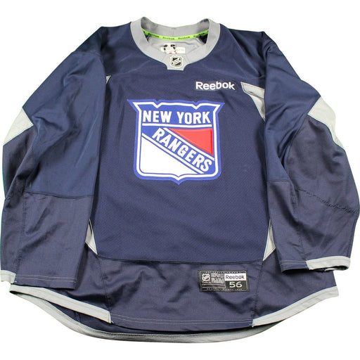 New York Rangers Training Camp Navy Liberty Practice Jersey #86 (Size 56)