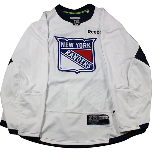 New York Rangers White Used Practice Jersey (Size 54)