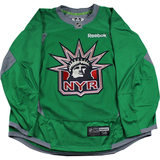 New York Rangers Training Camp Green Practice Jersey #22 (Size 58+)