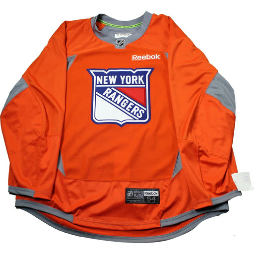 New York Rangers Practice Used Orange Jersey (Size 58)