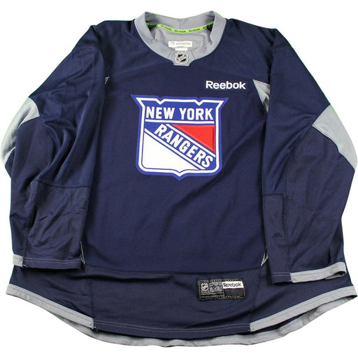 New York Rangers Navy Used Practice Jersey (Size 56)