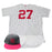 Austin Romine New York Yankees Game Used #27 Mother's Day Jersey & Hat Set (5/14/2017)(Game Used Jersey  Game Issued Hat)