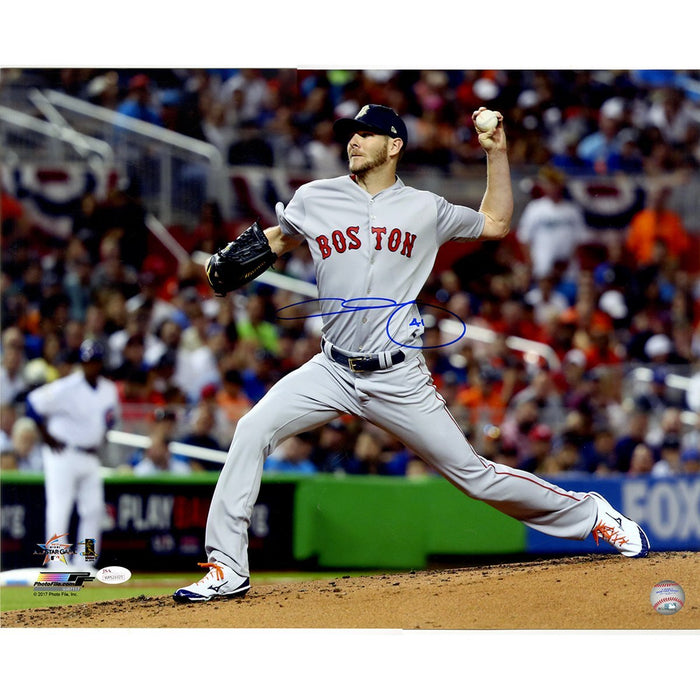 Chris Sale Signed Boston Red Sox Pitching All Star Game Horizontal 16x20 Photo (JSA)