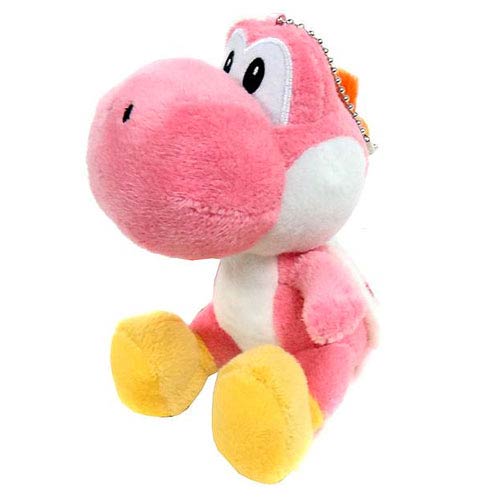 Super Mario Bros. Pink Yoshi 6-Inch Plush Key Chain         