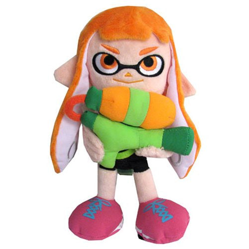 Splatoon Inkling Girl Orange 9-Inch Plush                   