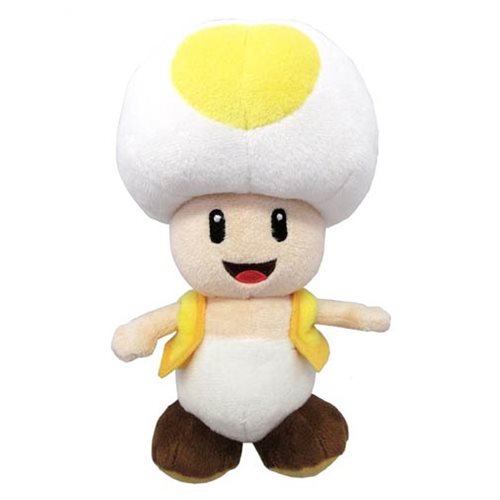 Super Mario Bros. Yellow Toad 8-Inch Plush                  