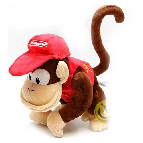 Super Mario Bros. Small Diddy Kong Plush Doll               