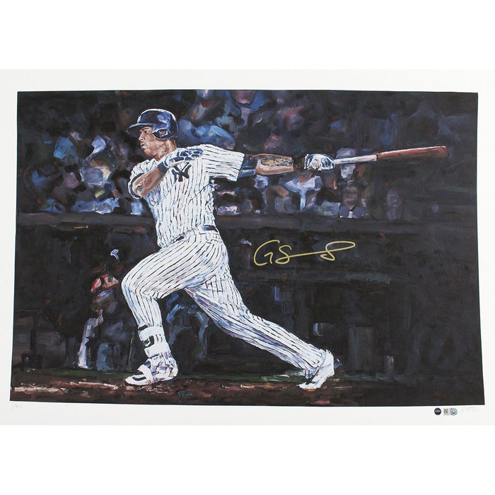 Gary Sanchez Signed Swinging 22"x30" Hintz Studios Fine Art Print (LE of 24)