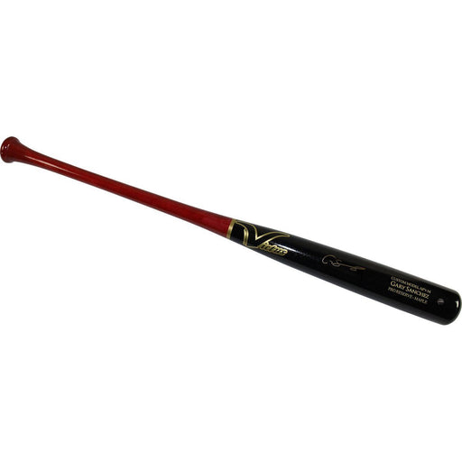 Gary Sanchez Signed Victus Game Model Black Barrel/Cherry Handle Bat