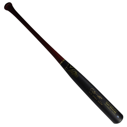 Gary Sanchez Signed Victus Game Model Black Barrel/Cherry Handle Bat w/" MLB Debut 10/3/15"Insc