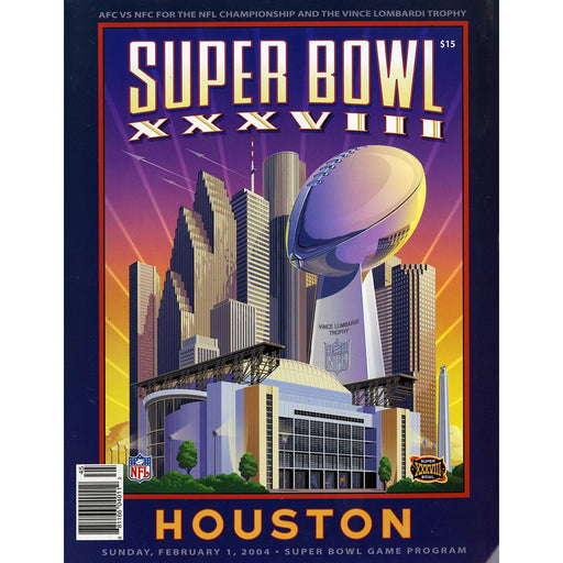 Super Bowl 38 Program