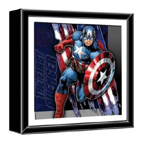 Captain America The First Avenger Wood Shadow Box           