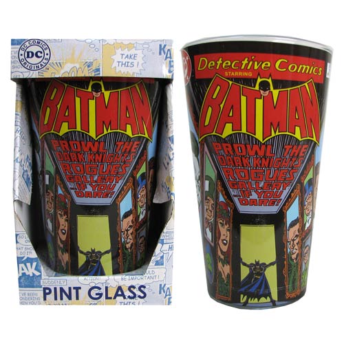 Batman Prowl the Gallery 16 oz. Pint Glass                  