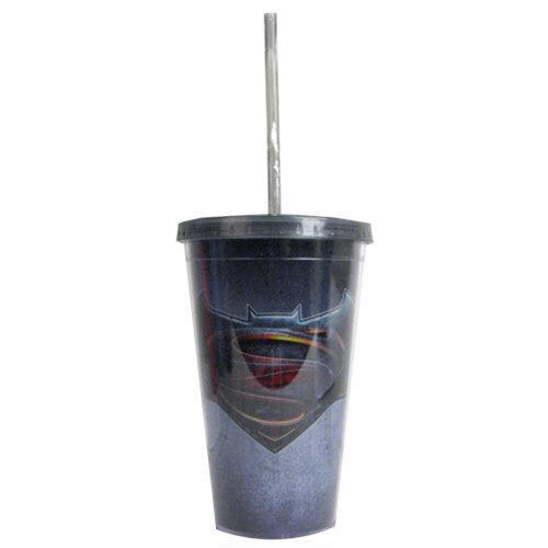 Batman v Superman Dawn of Justice Logo 16 oz. Travel Cup    