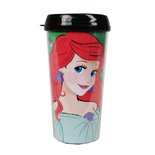 The Little Mermaid Ariel 16 oz. Plastic Travel Mug          