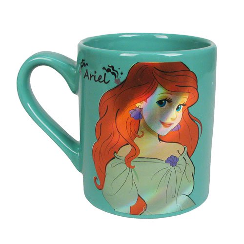 The Little Mermaid Ariel Green 14 oz. Ceramic Mug           