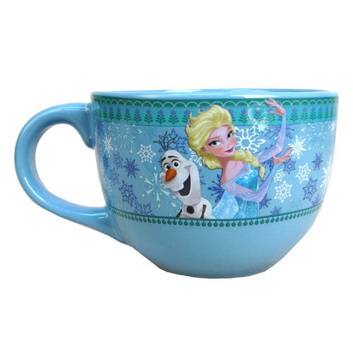 Disney Frozen Olaf and Elsa 24 oz. Soup Mug                 