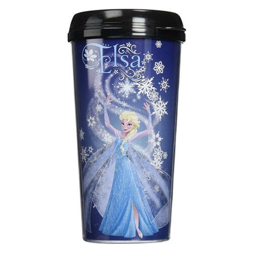 Frozen Elsa Snowstorm 16 oz. Plastic Travel Mug             