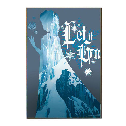 Disney Frozen Elsa Mountain Let it Go Wood Wall Art         