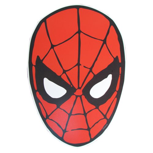 Spider-Man Face Die-Cut Wood Wall Art                       