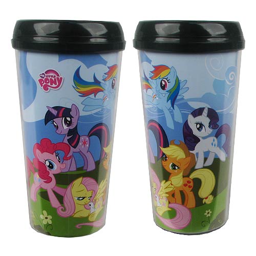 My Little Pony Friendship is Magic 16 oz. Plastic Travel Mug