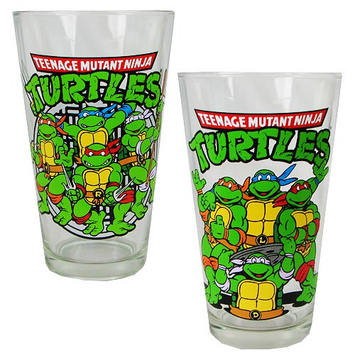 Teenage Mutant Ninja Turtles Action 16 oz. Pint Glass 2-Pack