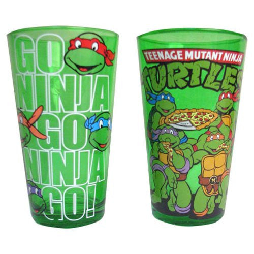 Teenage Mutant Ninja Turtles Green 16 oz. Pint Glass 2-Pack 