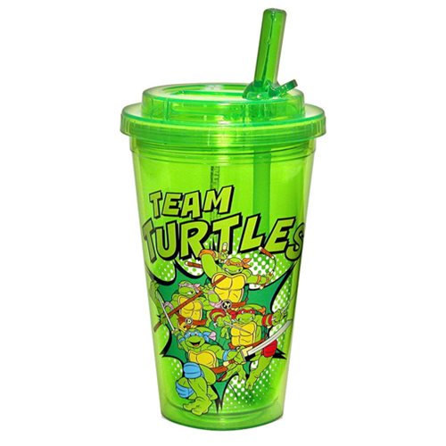 TMNT 16 oz. Flip-Straw Travel Cup                           