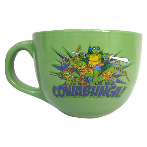 TMNT Cowabunga 24 oz. Ceramic Soup Mug                      